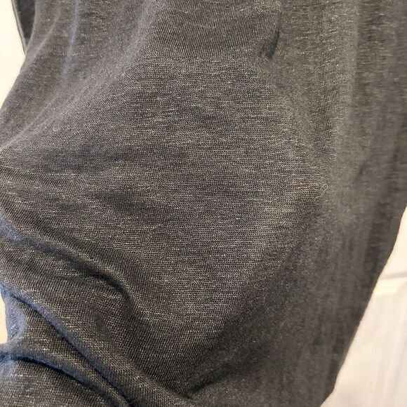 Everlane Womens Dress Large 100% Linen‎ Lightweight TShirt Minimal Beachy Black - Picture 7 of 7